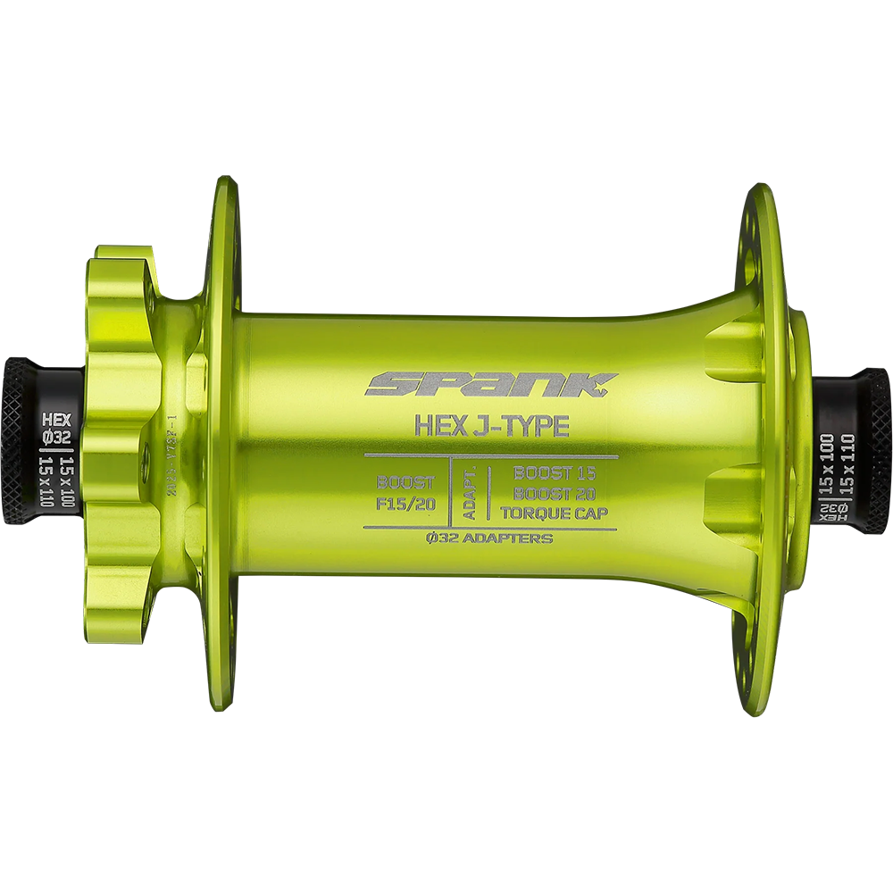 Втулка передняя SPANK HEX J-TYPE Boost F15/20, Green Киев - изображение 1