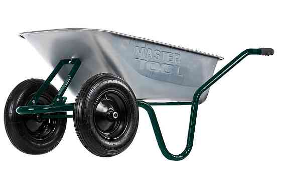 MASTERTOOL Тачка садово-будівельна MASTERTOOL D-12 двоколісна 100 л/200 кг колесо пневматичне з Коломия