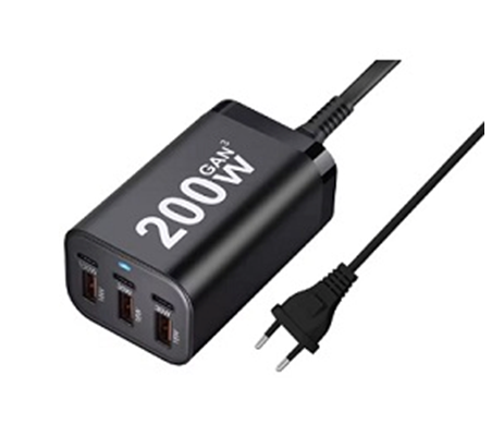 Зарядний пристрій 200W-EU 200W (1xQC3.0 100W/1xQC3.0 30W/3xUSB 18W) Вінниця