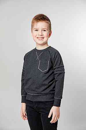 Джемпер для хлопчика, антрацит топ Крохатушка одяг Київ