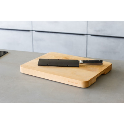 Кухонний ніж KitchenAid Coreline Сантоку з захисним чохлом для леза, 18 см (KOG7IKSSOHOBA) Вінниця - фото 4