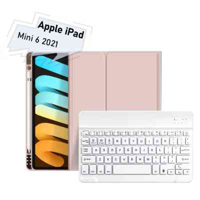 Чехол для планшета BeCover with keyboard Apple iPad Mini 6 2021 Pink (712990) Винница