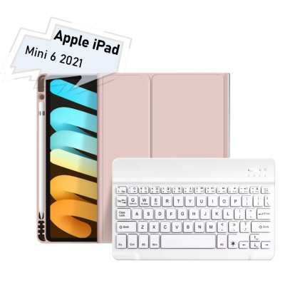 Чохол до планшета BeCover with keyboard Apple iPad Mini 6 2021 Pink (712990) Вінниця - фото 1