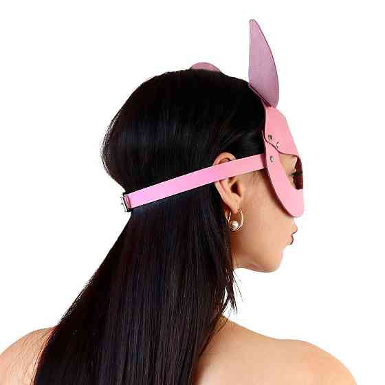 Шкіряна маска мишки Art of Sex - Mouse Mask, колір Рожевий Sex Aura Київ