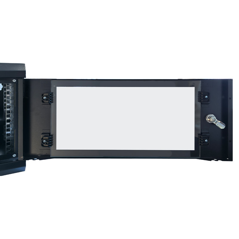 Шафа настінна серверна GEAR 6U 600x600х300 мм чорний із полицею (GWMSN-6U-600-600) Київ - фото 4