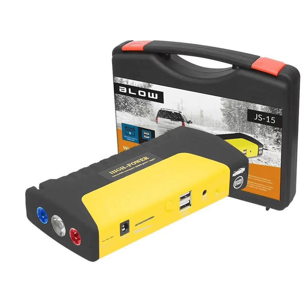 Бустер для зарядки автомобиля, Пуско-зарядное устройство с фонариком, Пуско зарядное устройство WV-96 Львов - изображение 1