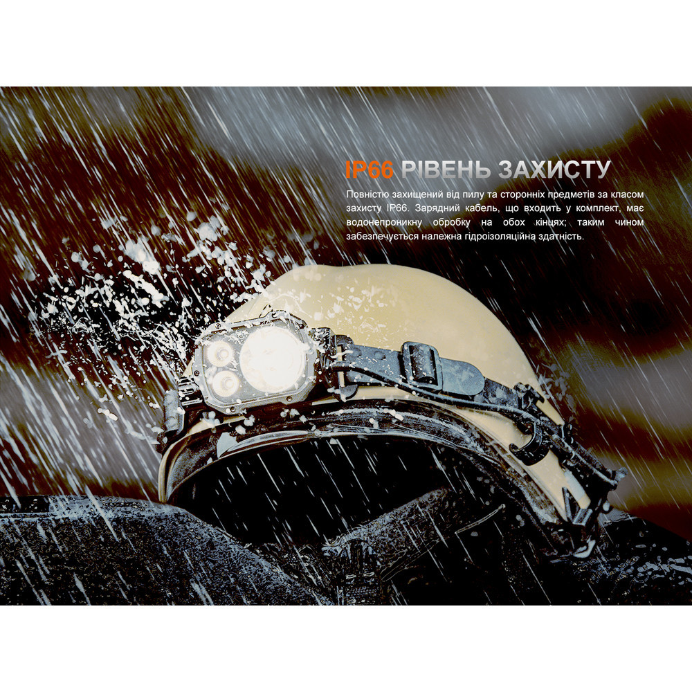 Налобний ліхтар Fenix ​​HP35R 10000мАч Type-C Вінниця - фото 11