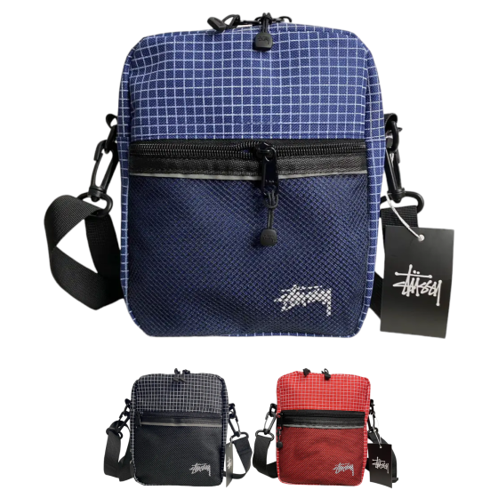 Сумка через плече Stussy 21x17x7 синій Запоріжжя