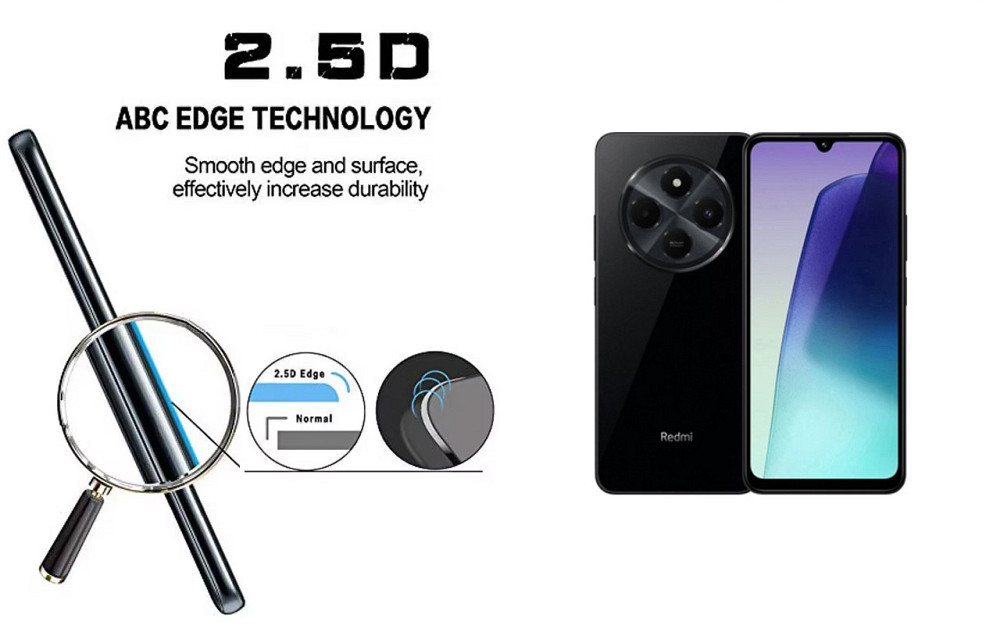 Захисне скло ArmorGlass для Xiaomi Redmi 14C – стійке до подряпин та ударів Київ - фото 2