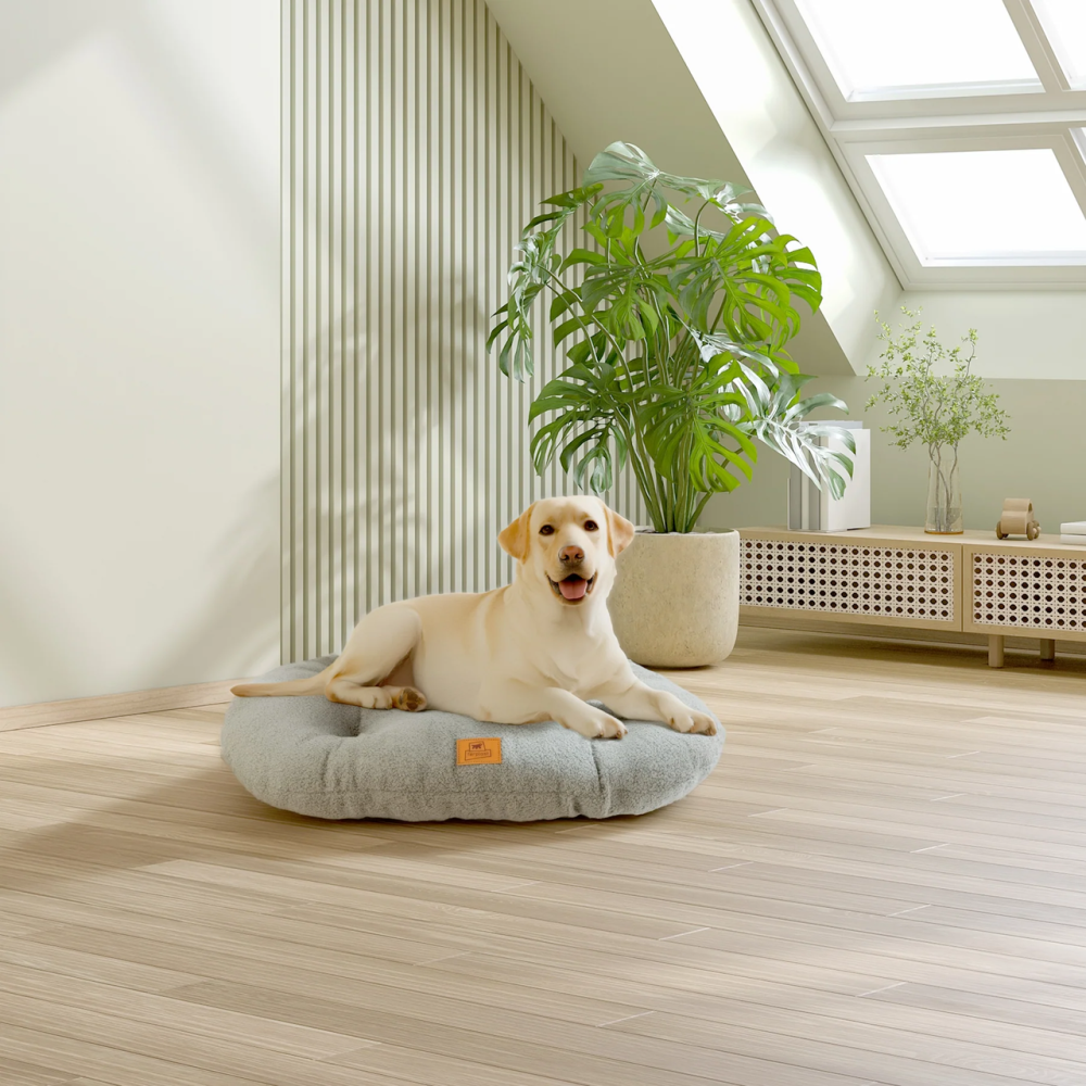 Лежак — подушка для котів і собак Ferplast Relax Boucli (Ферпласт Релакс) 78 x 50 см — 78/8, Сірий Запоріжжя - фото 4