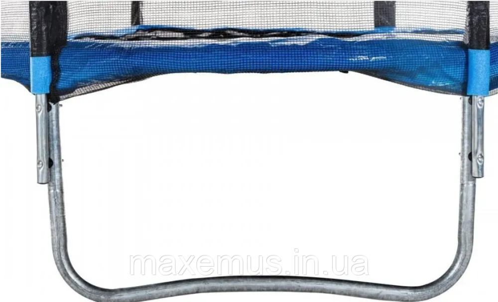 Батут детский Atleto 312 см с защитной сеткой и лестницей батут для детей садовый батут синий Мостиська - фото 16