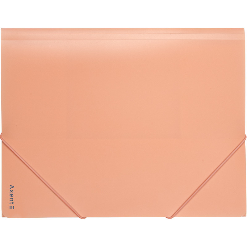 Папка на гумках "Axent" А4 1504-42-A Pastelini, персикова, шт Київ - фото 1