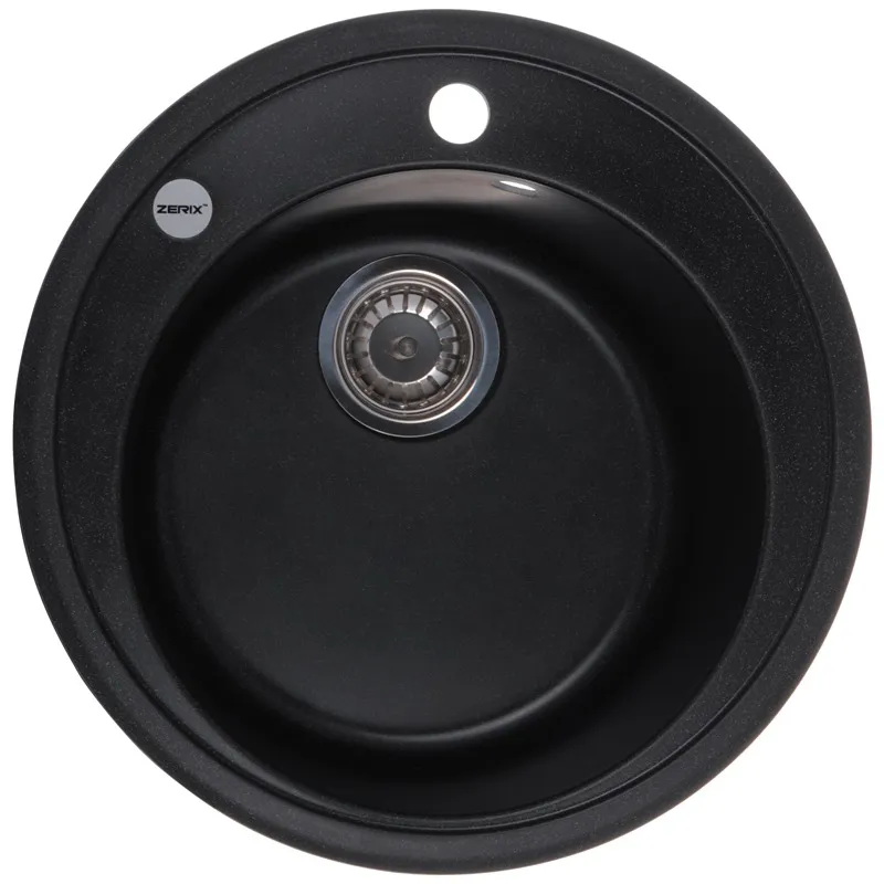 Мийка кухонна Zerix ZS-510R-03 Чорна   ( ZX4532 ) 39488 Харків - фото 1