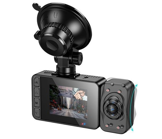 Відеореєстратор автомобільний HOCO DI62, з камерою заднього огляду Винница - изображение 4