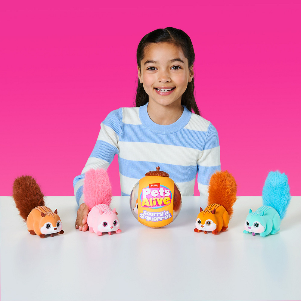 Інтерактивна іграшка Pets Alive S1 – Білочка (коричневий) Днепр - изображение 13