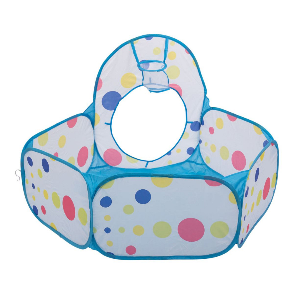 Намет дитячий 3 в 1 70×70×90 см ігровий намет з тунелем і басейном Блакитна HP-S-4NDBL Коломыя - изображение 3