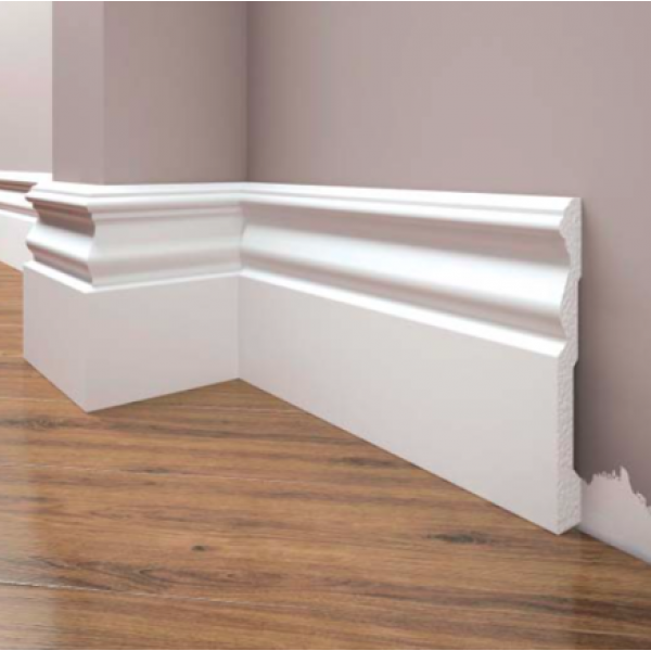 Плинтус под покраску из дюрополимера Элегант LPC - 09 (2м.п.) 119х15мм Днепр - изображение 2