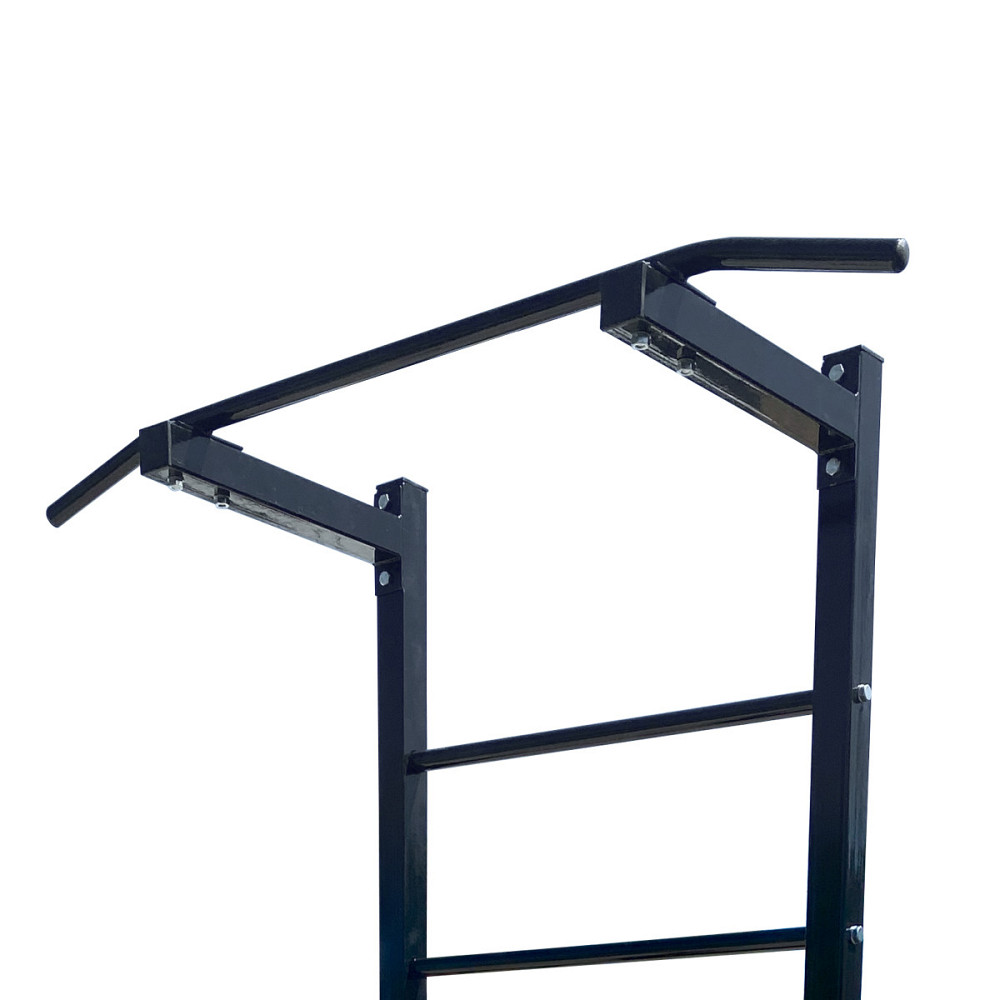 Турник + пресс + брусья напольная стойка 50х50 мм KZ-832 Черный Спортивные стенки и турники для дома разборная Киев - изображение 2