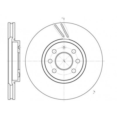 Гальмівний диск REMSA 6684.10 Вінниця - фото 1