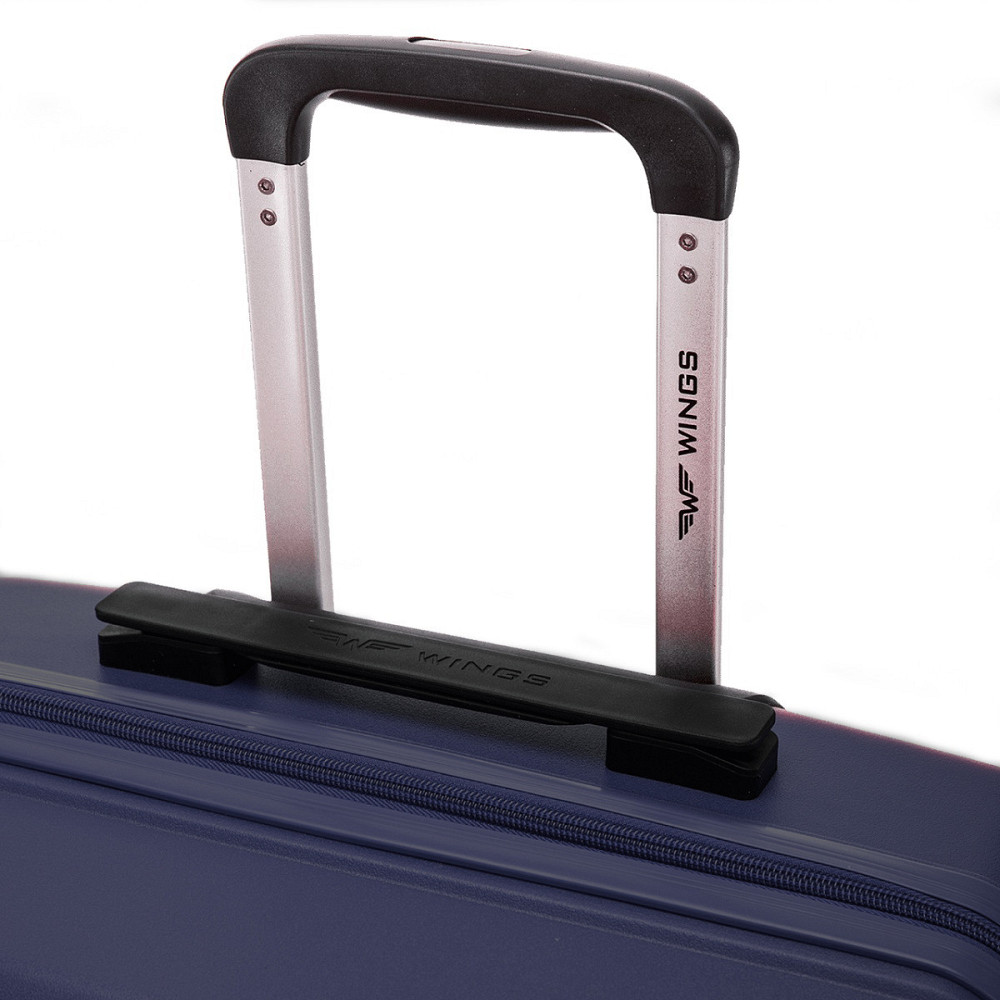 Валіза поліпропіленова WINGS PHX01 велика 75 см синя Київ - фото 4