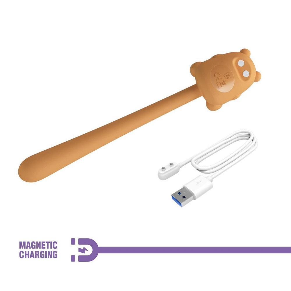 Вібратор CUTE BEAR, Flirting Stick, 7 vibration functions, Magnetic USB charging Sex Aura Київ - фото 10