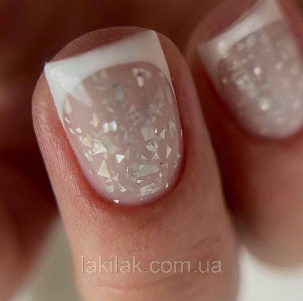 Crystal base Mi #1 (молочна база зі срібною поталлю) 8мл Херсон - изображение 1