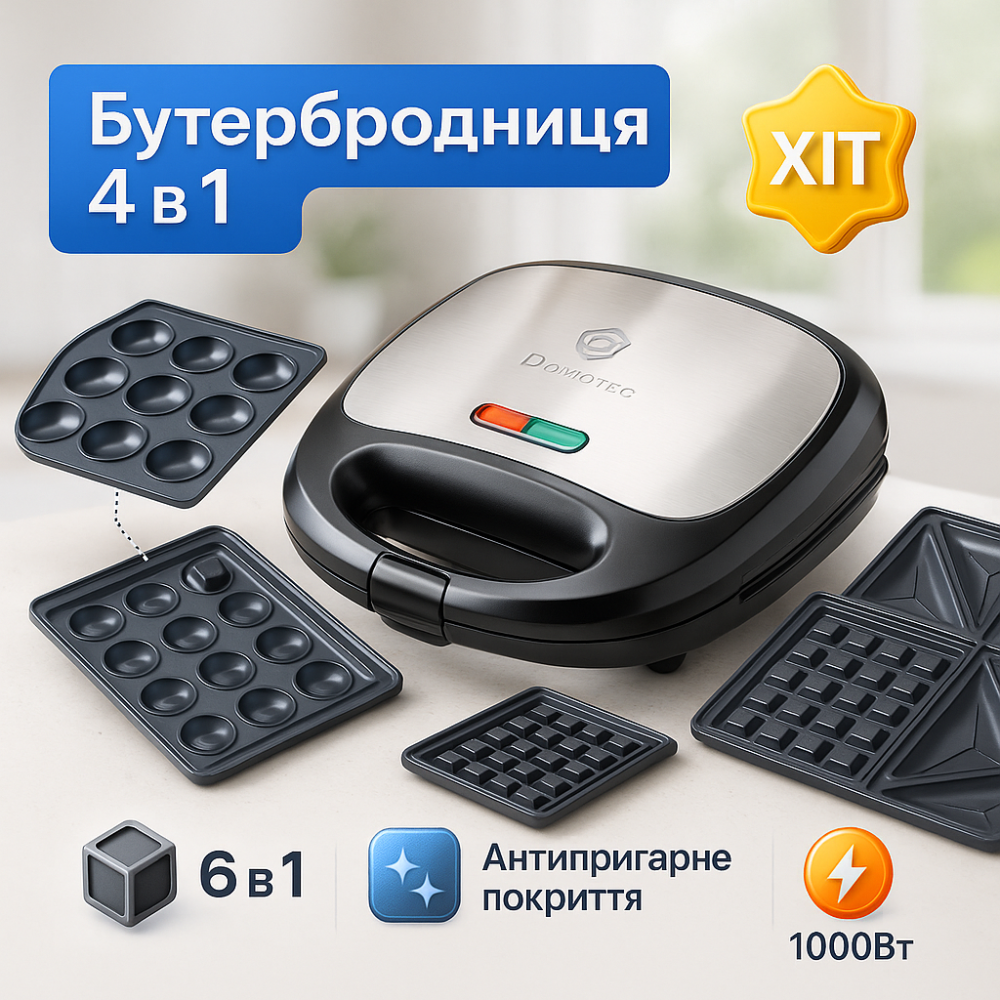 Гриль-решітка для овочів Domotec, Гриль для шашлику і шаурми, Сендвічниці бутербродниці ZU-39 Львів - фото 14