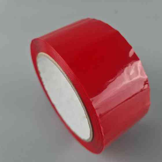 Упаковочный скотч Ярко-Красный 38мк 45мм 80метров  