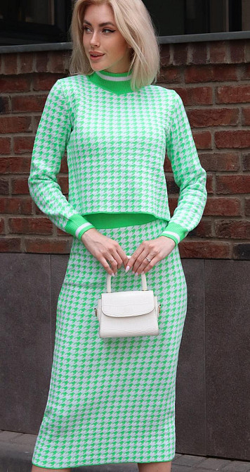 Трикотажний костюм зі спідницею (42-44) Київ - фото 6