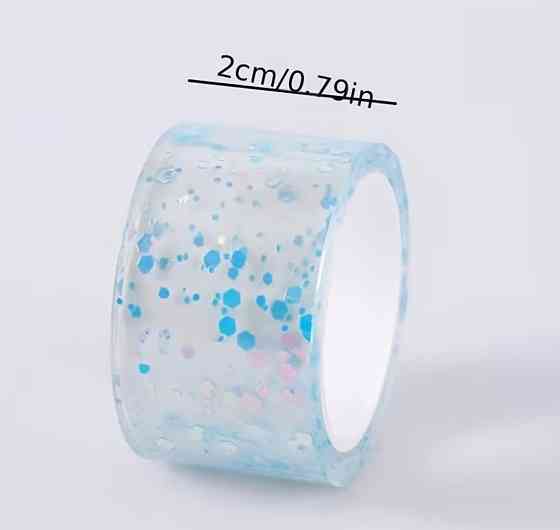 Набір двосторонньої нано-стрічки Bubble Kit, що світиться в темряві, для творчості, 4 рулони Київ