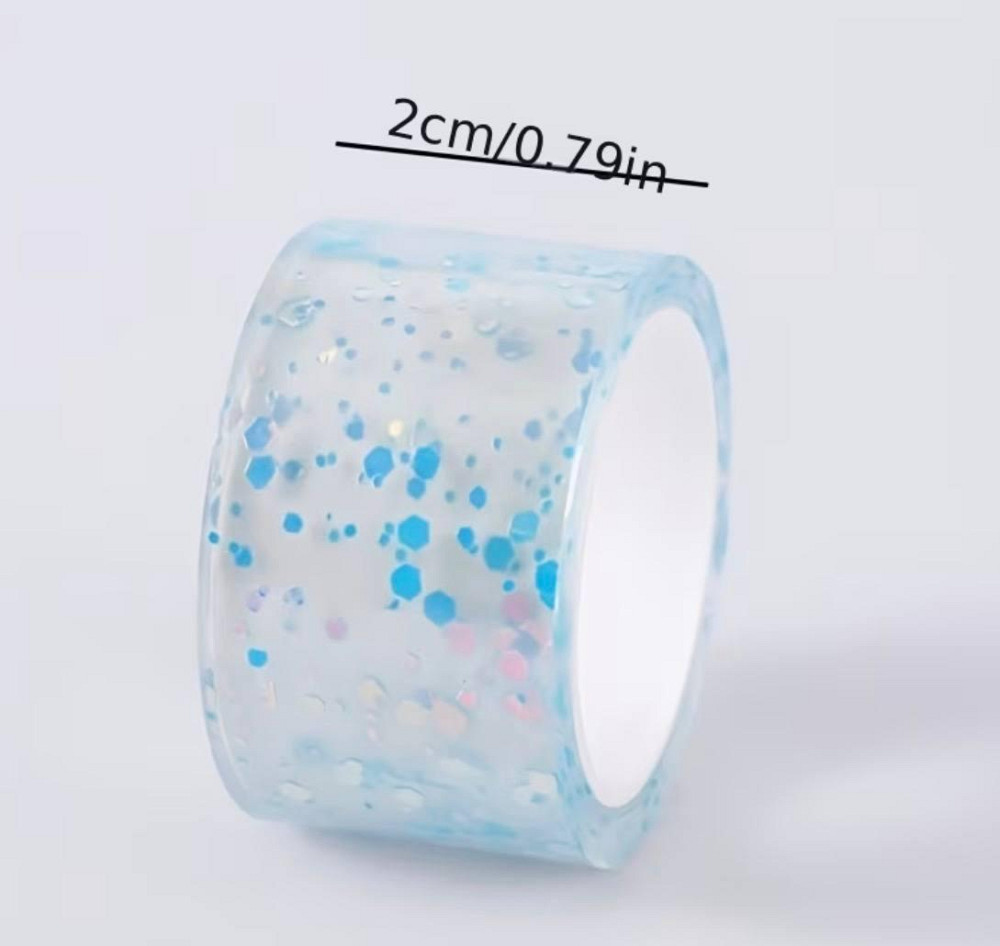 Набір двосторонньої нано-стрічки Bubble Kit, що світиться в темряві, для творчості, 4 рулони Київ - фото 4