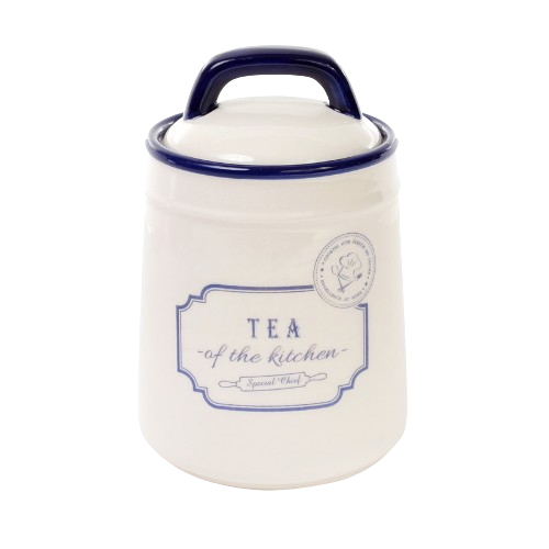 Ємність для сипучих продуктів Tea Red&Blue 800мл кераміка синій БОНА ДИ DM005-S Житомир