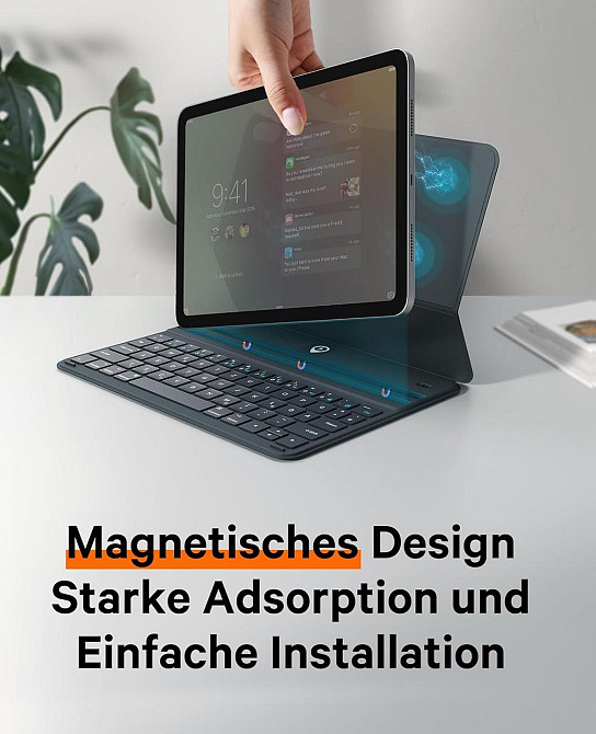 Чохол-книжка з клавіатурою для iPad Air 11-inch(M2) 2024/ iPad Air 5 2022/Air 4 2020 10.9/iPad 4-го покол. 10.9 / iPad Pro 11 2018 Дніпро - фото 9