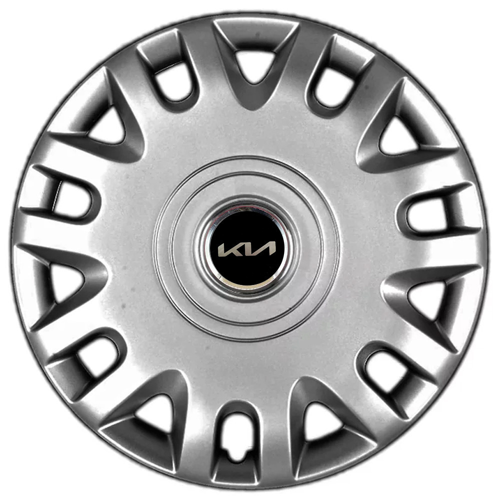 Автомобильные модельные колпаки R15 Kia NEW 333 4шт, SJS, серебристые Киев - изображение 1