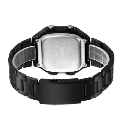 Годинник чоловічий наручний металевий Skmei 2307 (Чорний) Вінниця