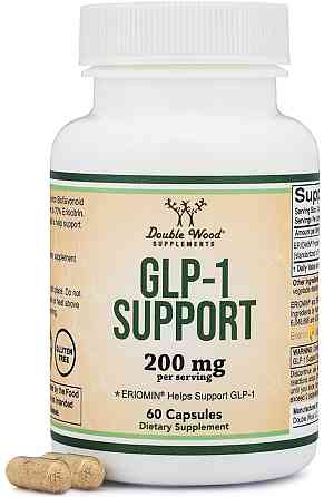 Підтримка GLP‑1 для апетиту та метаболізму Double Wood GLP-1 Support (Eriomin® Standartized to 70% Eriocitrin) 200 mg, 60 capsules Луцьк