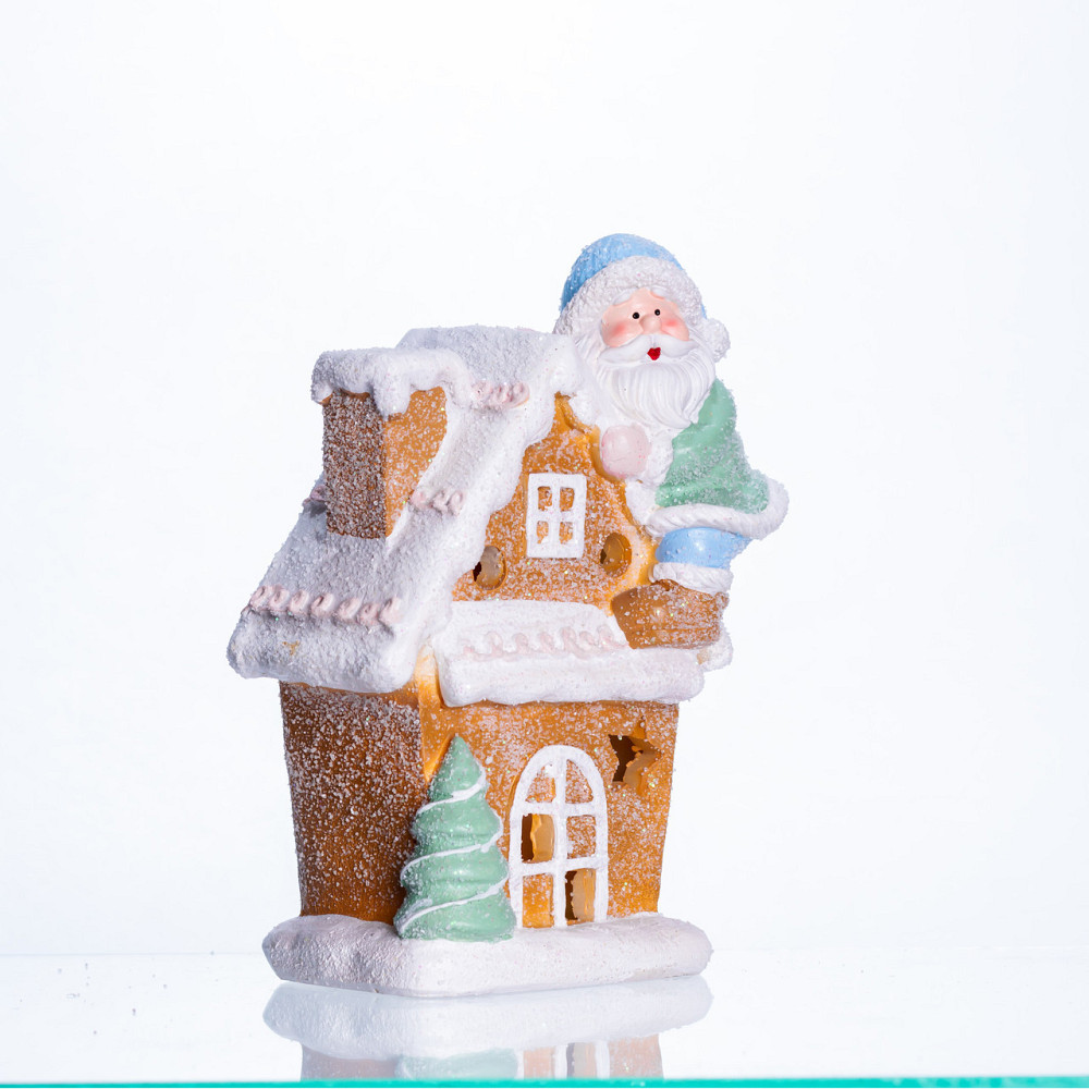 Світлова новорічна фігурка "Дім Санти" 20 см Київ - фото 3