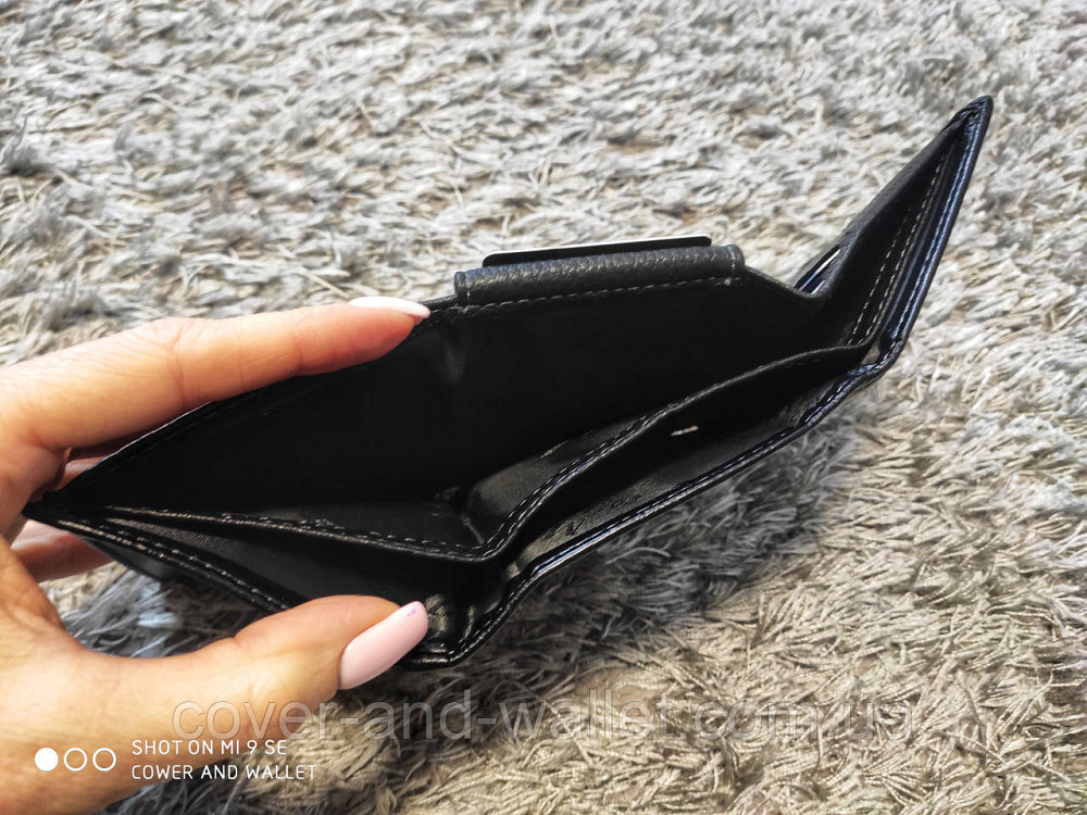 Мужской компактный кошелек тройного сложения на магнитах Marco Coverna MC 618 Киев - изображение 6