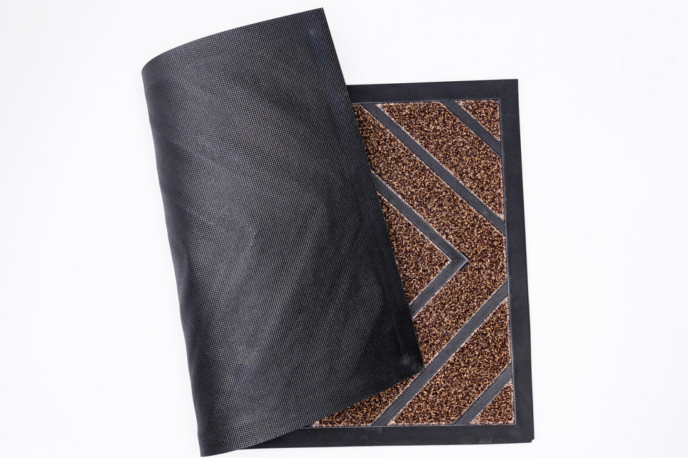 Yiwu Килимок протиковзкий ПВХ з рельєфним малюнком 75×45 см коричневий HP-47-3BR Киев - изображение 2