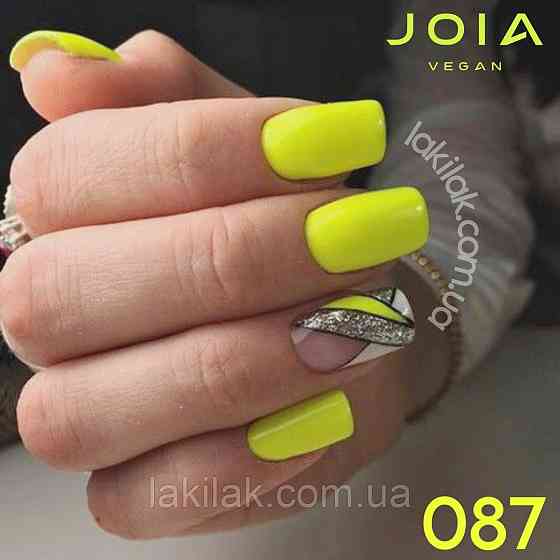 Гель-лак JOIA vegan 087 неоново-жовтий, 6 мл Херсон