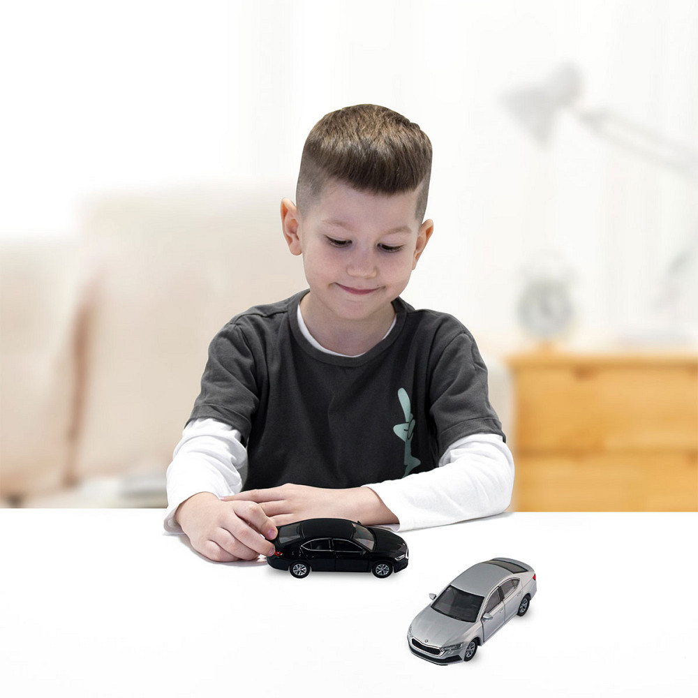 Автомодель - Skoda Octavia (чорний, сріблястий) Дніпро - фото 3