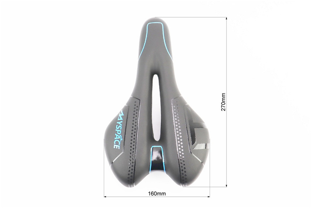 Сидіння MTB 270x160мм, чорно-синє MYSPACE Київ - фото 3