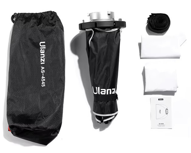 Софтбокс квадратний 45см стільники Bowens Ulanzi AS-4545 Київ - фото 5