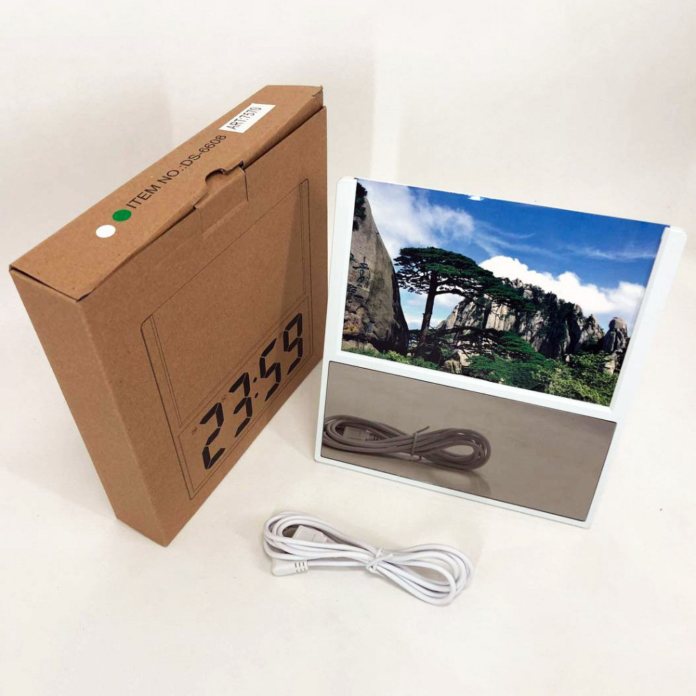 Настільний годинник з яскравими цифрами, Настільний годинник з електронною індикацією KR-21 Львів - фото 13