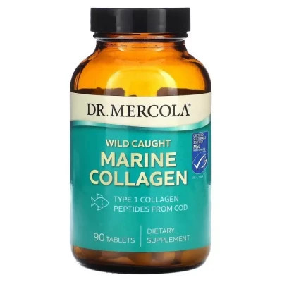 Витаминно-минеральный комплекс Dr. Mercola Морской коллаген из дикой рыбы, Wild Caught Marine Collagen, 90 табл (MCL-03273) Винница - изображение 1