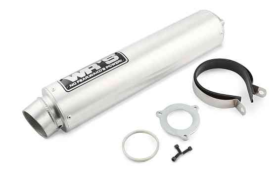 Глушник (тюнінг) 460*105mm (нержавіюча сталь, овал, хром, прямоток) 118 Київ