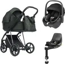 Дитяча коляска Roan IVI 2.0 4w1 z fotelikiem MC Pebble 360 oraz bazą Familyfix 360 – Black Forest Київ - фото 1