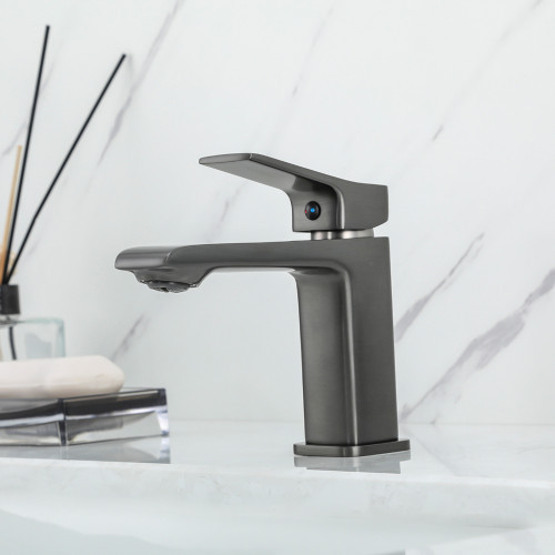 Змішувач для умивальника FRAP F1084-9 графит Київ - фото 4