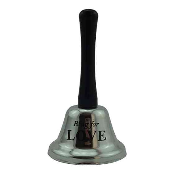 Дзвоник срібний LOVE Київ