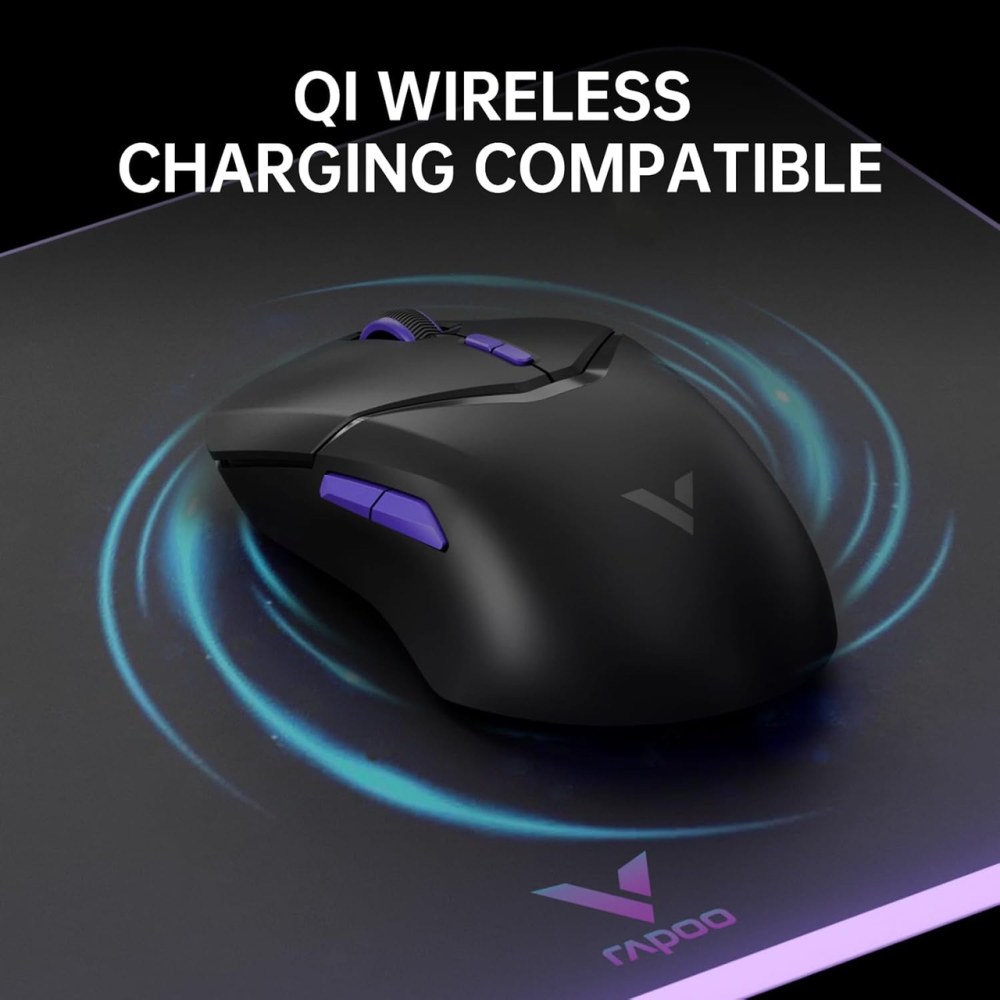 Беспроводная игровая мышь RAPOO VT9Pro 4K Black: 26000 DPI, частота 4000 Гц, сенсор PAW 3398, 68г, до 180 ч работы, 10 кнопок Киев - изображение 9